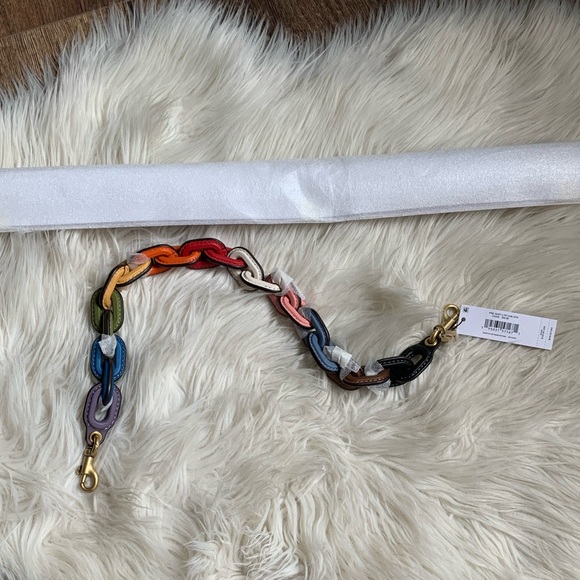 Coach Leather Chain Strap - Picture 4 of 8